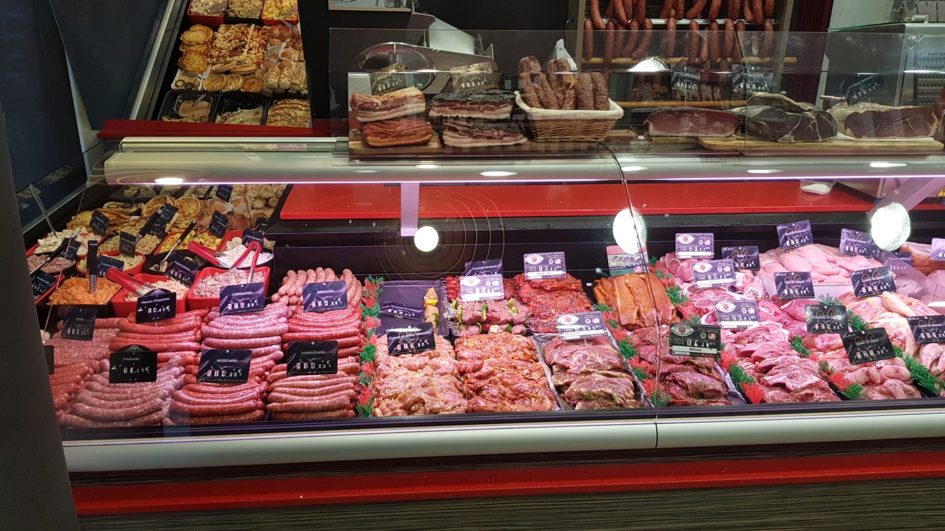 Photo de charcuterie proposée à la Belfortaine