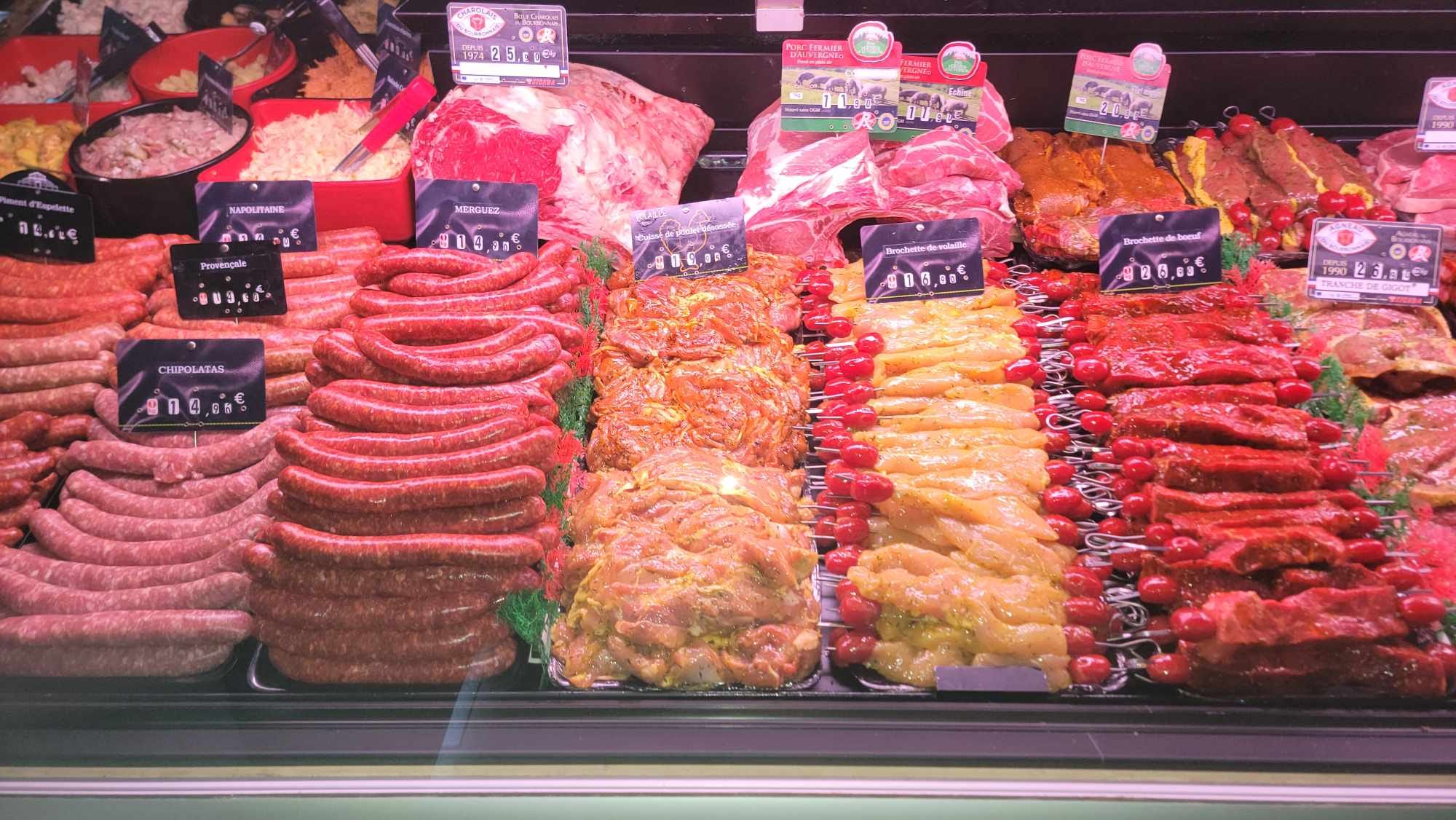 Photo de charcuterie proposée à la Belfortaine